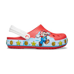 Šlepetės vaikams Crocs™ Kids' Fun Lab Super Mario Lights Clog 120287, raudonos цена и информация | Детские тапочки, домашняя обувь | pigu.lt