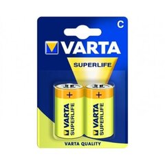 Varta Superlife C elementai 2 vnt. kaina ir informacija | Elementai | pigu.lt