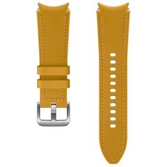 Samsung Hybrid Leather Band S/M Mustard kaina ir informacija | Išmaniųjų laikrodžių ir apyrankių priedai | pigu.lt