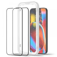 Spigen ALM Glass FC iPhone 13 Pro Max ir iPhone 14 Plus ekrano apsauginis stiklas, 2 vnt. kaina ir informacija | Apsauginės plėvelės telefonams | pigu.lt