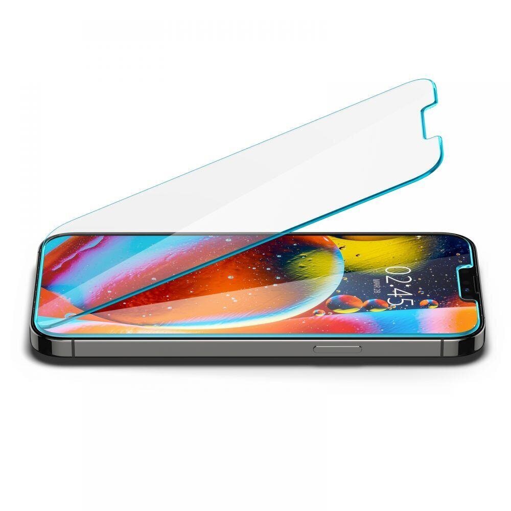 Apsauginis stiklas Spigen Glass TR Slim tempered glass, skirtas iPhone 13 mini цена и информация | Apsauginės plėvelės telefonams | pigu.lt