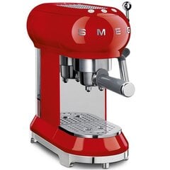 Экспресс-кофеварка с ручкой Smeg ECF01RDEU Красный 12949424 цена и информация | Кофемашины | pigu.lt