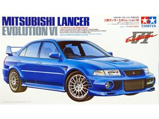 Сборная модель для склеивания Tamiya - Mitsubishi Lancer Evolution VI, 1/24, 24213 цена и информация | Конструкторы и кубики | pigu.lt