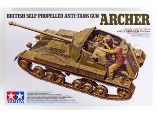 Сборная пластиковая модель Tamiya - British Self-Propelled Anti-Tank Gun Archer, 1/35, 35356 цена и информация | Конструкторы и кубики | pigu.lt