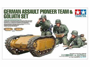 Konstruktorius Tamiya - German Assault Pioneer Team & Goliath Set, 1/35, 35357 kaina ir informacija | Konstruktoriai ir kaladėlės | pigu.lt