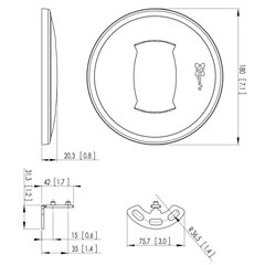 Vogel's PFA 9103 kaina ir informacija | Televizorių laikikliai, tvirtinimai | pigu.lt