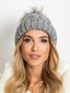 Kepurė moterims, pilka цена и информация | Kepurės moterims | pigu.lt