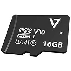 Карта памяти Micro SD с адаптером V7 VPMSDH16GU1 16ГБ цена и информация | Карты памяти для телефонов | pigu.lt