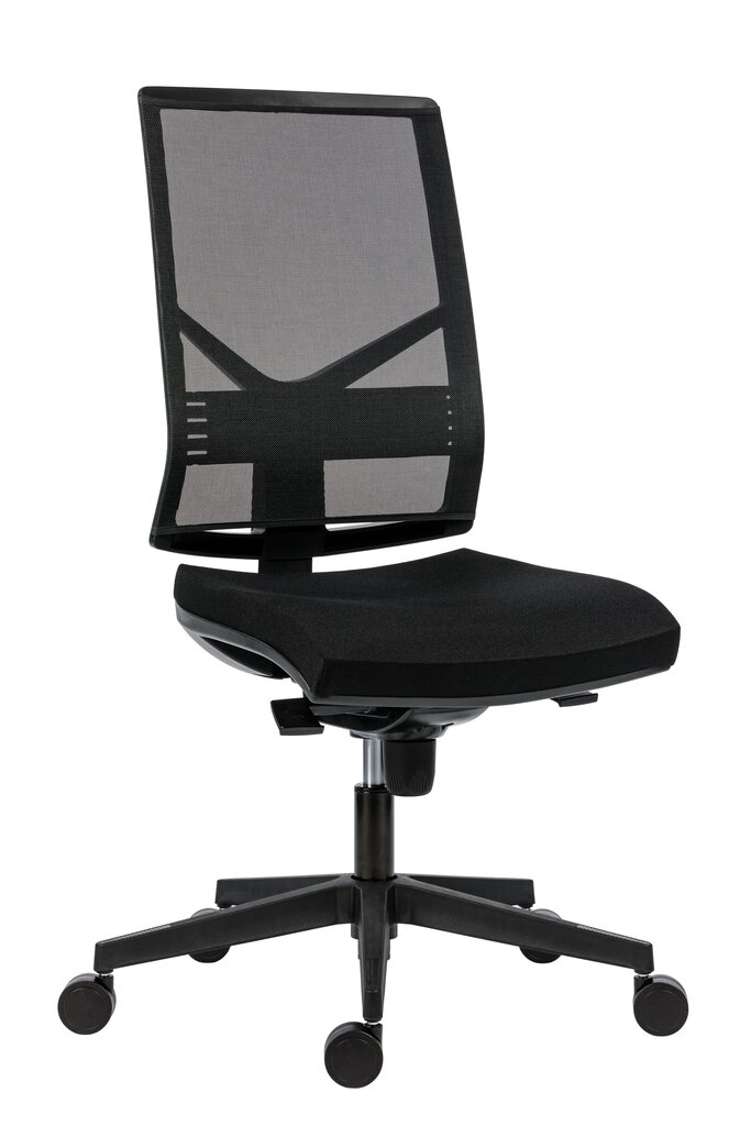 Biuro kėdė Wood Garden 1850, juoda kaina ir informacija | Biuro kėdės | pigu.lt
