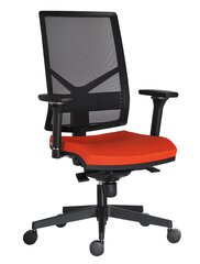 Biuro kėdė Wood Garden 1850, juoda/raudona kaina ir informacija | Biuro kėdės | pigu.lt