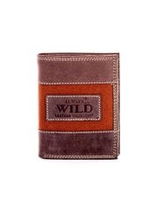 Мужской кошелек Always Wild, коричневый цена и информация | Мужские кошельки | pigu.lt
