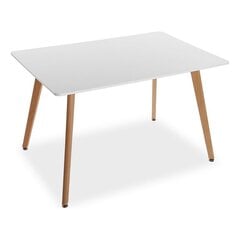 Обеденный стол Martha, белый цена и информация | Кухонные и обеденные столы | pigu.lt