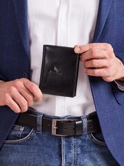 Piniginė vyrams, juoda kaina ir informacija | Vyriškos piniginės, kortelių dėklai | pigu.lt