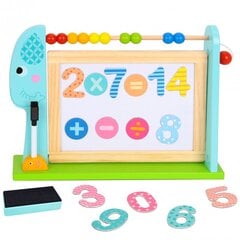 Доска развивающая двухсторонняя с 18 магнитными элементами, Tooky Toy цена и информация | Развивающие игрушки | pigu.lt