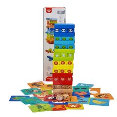 Stalo žaidimas Tooky Toy Animal, 79 vnt. kaina ir informacija | Stalo žaidimai, galvosūkiai | pigu.lt