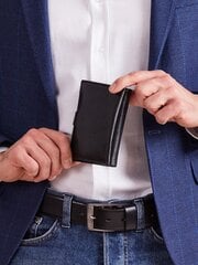 Мужской кошелёк для карточек 7205514 02, тёмно-коричневый 7205514*02-ONE цена и информация | Мужские кошельки | pigu.lt