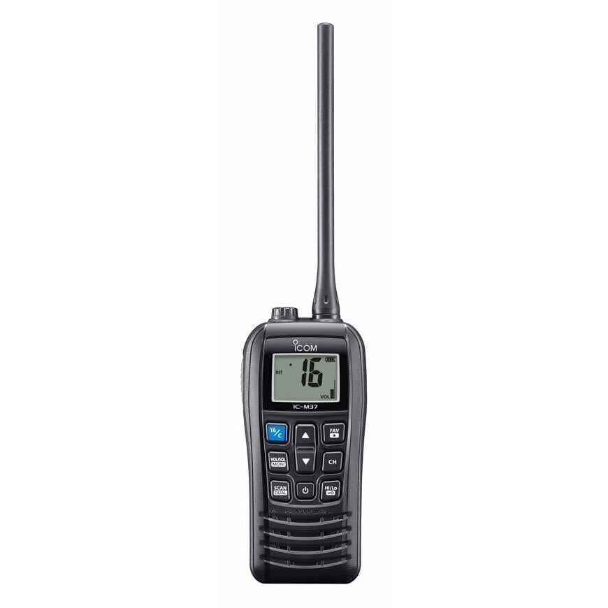ICOM IC-M37E nešiojama jūrinė radijo stotelė kaina ir informacija | Radijo stotelės, racijos | pigu.lt