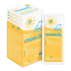 Maisto papildas bioVitaminas D3 20 vnt. kaina ir informacija | Vitaminai, maisto papildai, preparatai gerai savijautai | pigu.lt