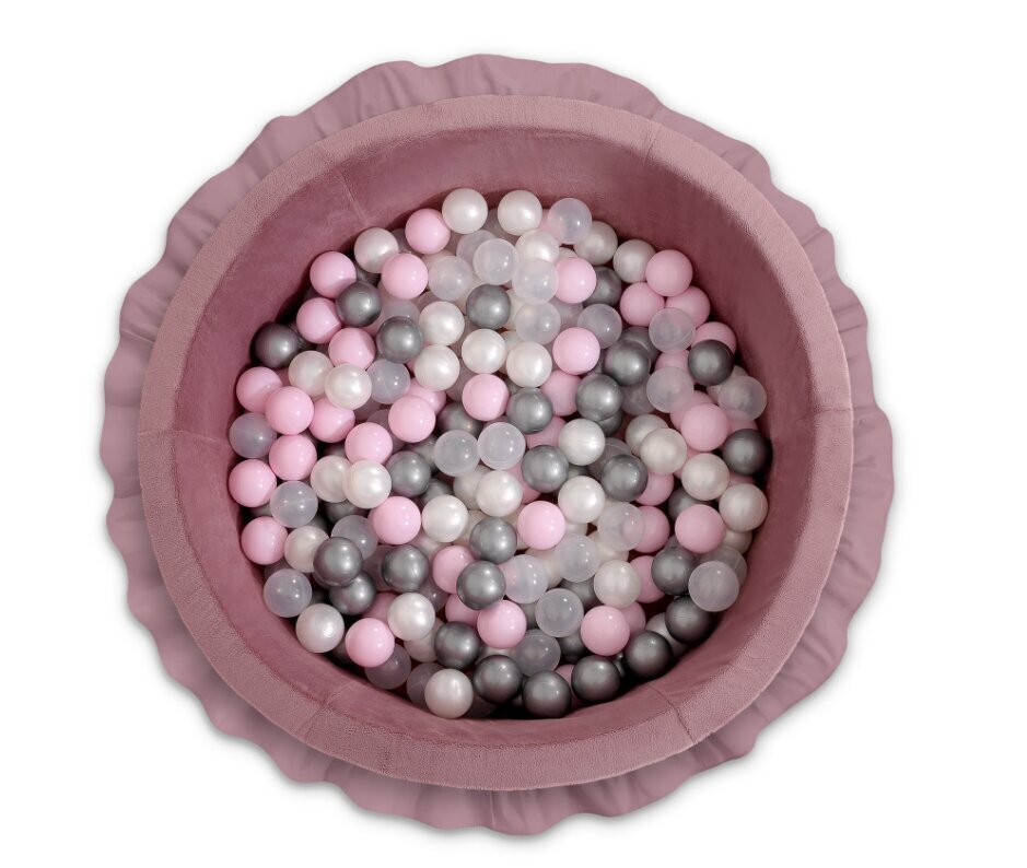 Baseinas su kamuoliukais, rožinis kaina ir informacija | Žaislai kūdikiams | pigu.lt