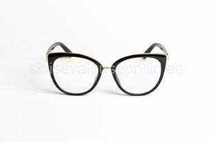 Mėlyni šviesūs akiniai juodos ir auksinės spalvos kaina ir informacija | Nenurodyta Optika | pigu.lt