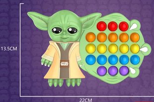 Силиконовая игрушка Pop it Star Wars цена и информация | Настольные игры, головоломки | pigu.lt