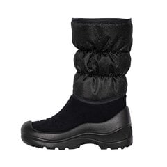 Žieminiai batai Kuoma Glitter 1236*03, juodi 6410901071490 kaina ir informacija | Aulinukai, ilgaauliai batai moterims | pigu.lt