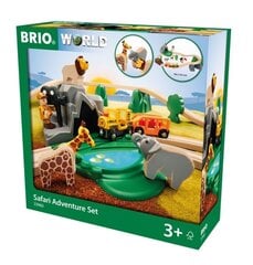 Railway Safari Adventure Set Brio - 33960 цена и информация | Игрушки для мальчиков | pigu.lt