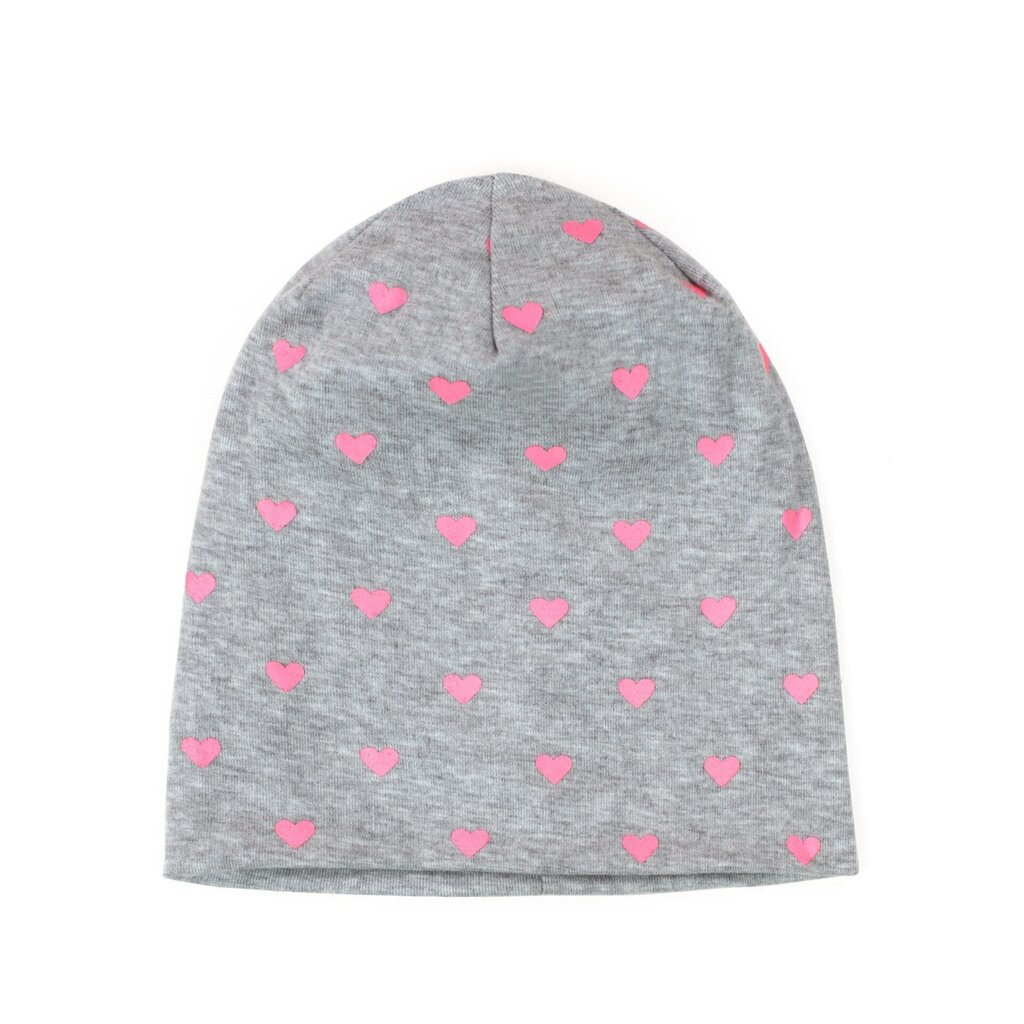 Kepurė mergaitėms 21295P, pilka цена и информация | Kepurės, pirštinės, šalikai mergaitėms | pigu.lt