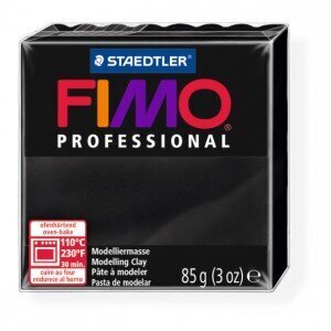 Modelinas Fimo Professional 85g., juodas kaina ir informacija | Piešimo, tapybos, lipdymo reikmenys | pigu.lt