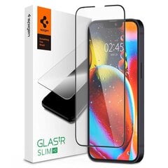 Apsauginis stiklas Spigen Glass TR Slim FC tempered glass, skirtas iPhone 13 Pro / iPhone 13 kaina ir informacija | Apsauginės plėvelės telefonams | pigu.lt