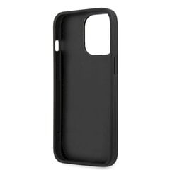 GUHCP13LPSASBBK Guess PU Leather Saffiano Case for iPhone 13 Pro Black kaina ir informacija | Telefono dėklai | pigu.lt