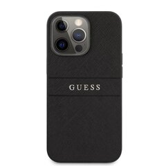 GUHCP13XPSASBBK Guess PU Leather Saffiano Case for iPhone 13 Pro Max Black цена и информация | Чехлы для телефонов | pigu.lt