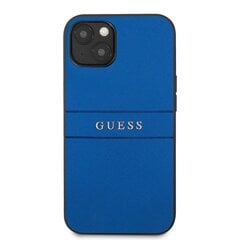 GUHCP13MPSASBBL Guess PU Leather Saffiano Case for iPhone 13 Blue цена и информация | Чехлы для телефонов | pigu.lt