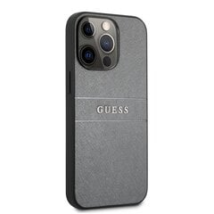 GUHCP13LPSASBGR Guess PU Leather Saffiano Case for iPhone 13 Pro Grey цена и информация | Чехлы для телефонов | pigu.lt