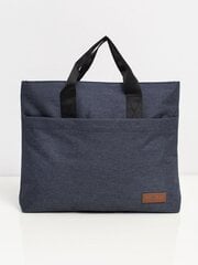 темно-синяя тканевая сумка для ноутбука цена и информация | Мужские сумки | pigu.lt