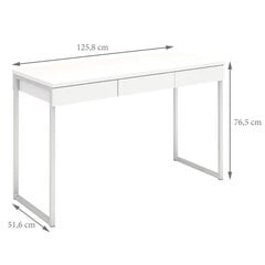 Rašomasis stalas Function Plus 3, baltas kaina ir informacija | Kompiuteriniai, rašomieji stalai | pigu.lt