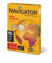 Popierius NAVIGATOR Colour Documents, 120 g/m2, A3, 500 lapų kaina ir informacija | Sąsiuviniai ir popieriaus prekės | pigu.lt