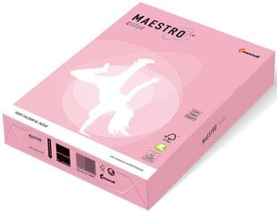 Spalvotas popierius MAESTRO COLOR, 160g/m2, A4, 250 lapų, rožinė (Pink) цена и информация | Тетради и бумажные товары | pigu.lt
