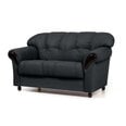 Sofa Rosa 2S N, juoda