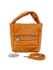 светло-коричневая сумочка из экокожи с ручкой цена и информация | Женская сумка Bugatti | pigu.lt