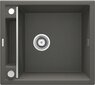 Deante granitinė virtuvinė plautuvė su magnetais Deante Magnetic ZRM T103, Anthracite kaina ir informacija | Virtuvinės plautuvės | pigu.lt