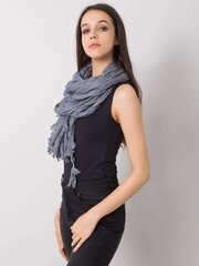 Серая шаль с цветочным мотивом цена и информация | Женские шарфы, платки | pigu.lt