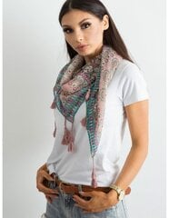 Светло-розовый шарф с цветочным принтом BRANDZEY цена и информация | Женские шарфы, платки | pigu.lt