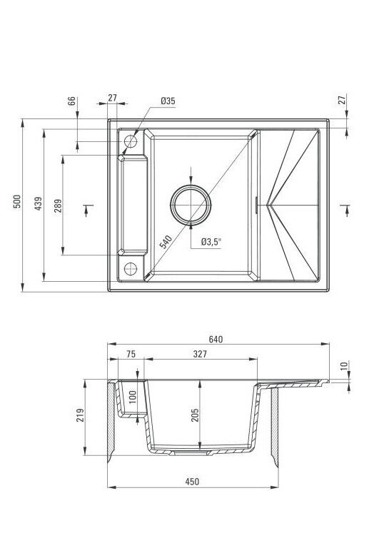 Deante granitinė virtuvinė plautuvė su magnetais Deante Magnetic ZRM G11A, Metallic graphite цена и информация | Virtuvinės plautuvės | pigu.lt