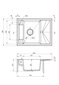 Deante granitinė virtuvinė plautuvė su magnetais Deante Magnetic ZRM G11A, Metallic graphite цена и информация | Virtuvinės plautuvės | pigu.lt