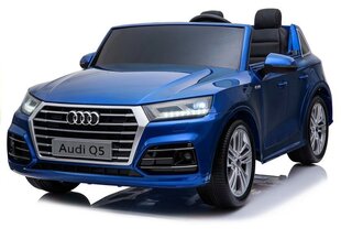 Audi Q5 elektrinis visureigis vaikams, Mėlynas kaina ir informacija | Elektromobiliai vaikams | pigu.lt