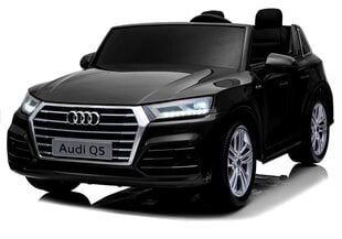 Elektrinis visureigis vaikams Audi Q5, Juodas kaina ir informacija | Elektromobiliai vaikams | pigu.lt