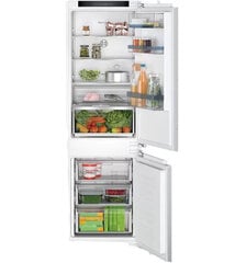 Холодильник с морозильной камерой Bosch Serie 4 KIN86VFE0 Встроенный 260 л E цена и информация | Холодильники | pigu.lt