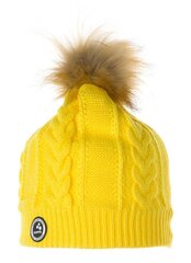 Huppa зимняя шапка для девочек ZINA, желтый  907162621 цена и информация | Шапки, перчатки, шарфы для девочек | pigu.lt