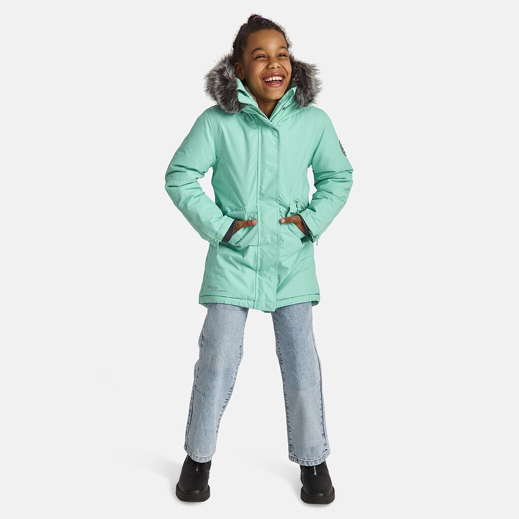 Huppa striukė mergaitėms VIVIAN 907162343, mėtų spalvos kaina ir informacija | Žiemos drabužiai vaikams | pigu.lt